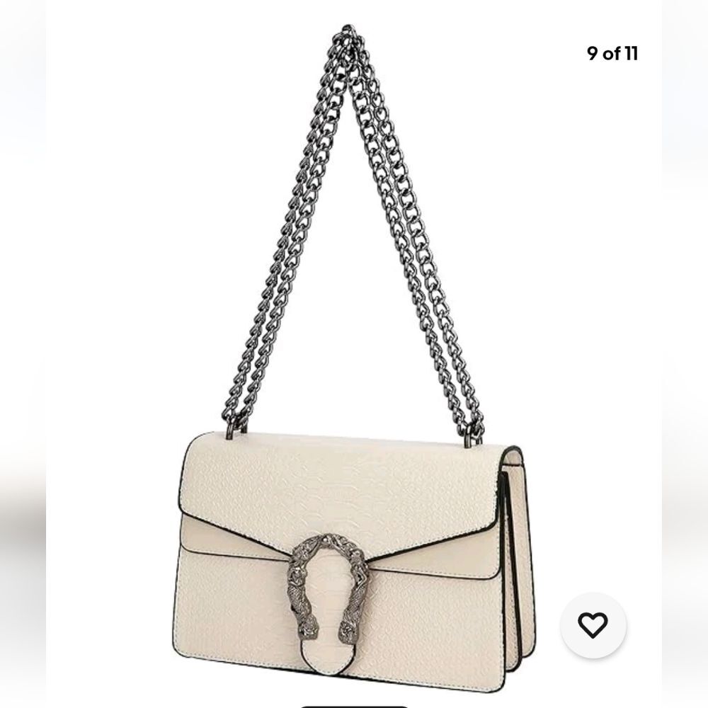 Crossbody Bags for Women Small Handbags PU Leather Shoulder Bag with Chain Strap - Picture 11 of 11